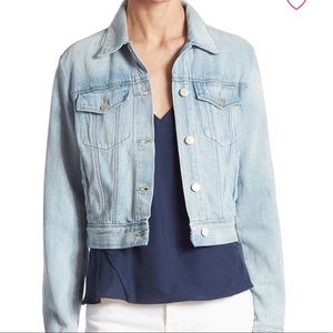 J Brand Harlow Shrunken Denim Jacket